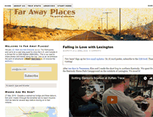 Tablet Screenshot of farawayplaces.com
